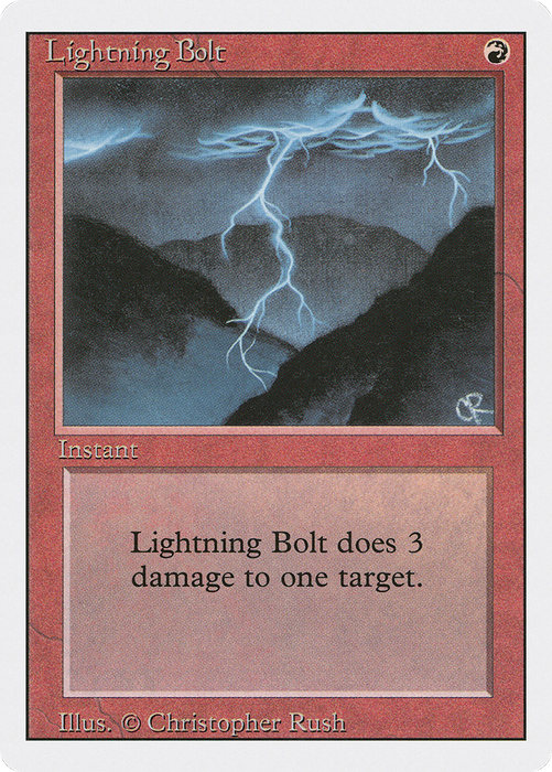 Lightning Bolt (3ED-162) - common