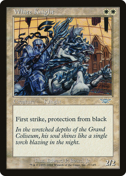 White Knight (LGN-027) - uncommon - Foil