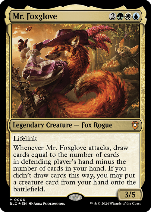 Mr. Foxglove (BLC-006) - mythic - Foil