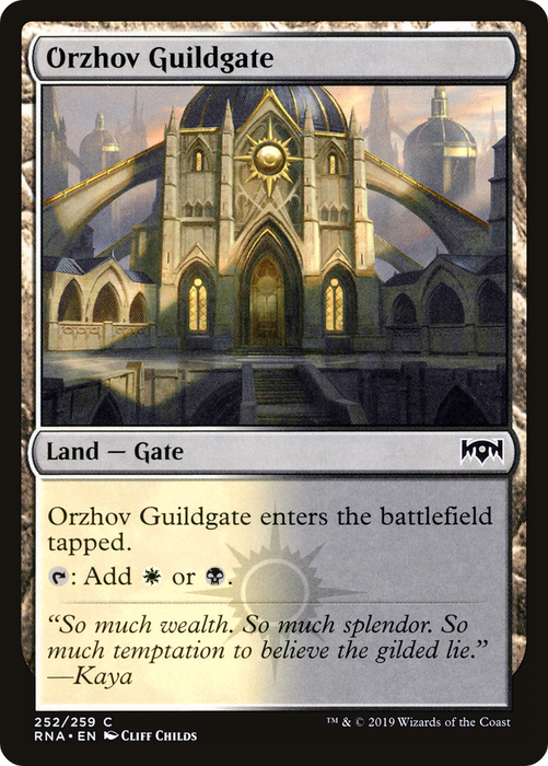 Orzhov Guildgate (RNA-252) - common