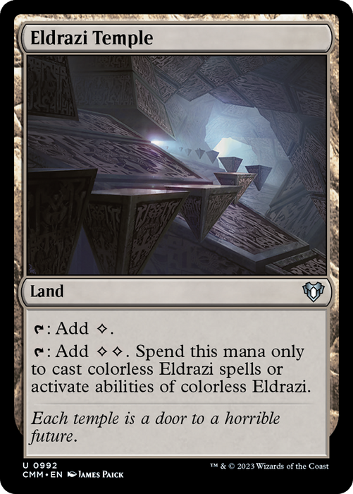 Eldrazi Temple (CMM-992) - uncommon