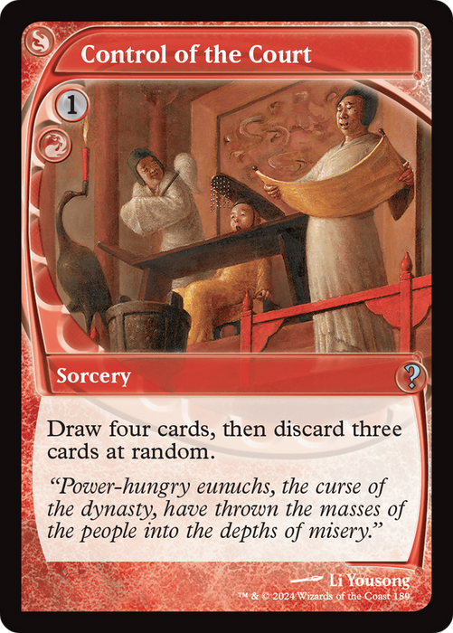 Control of the Court (MB2-189) - uncommon