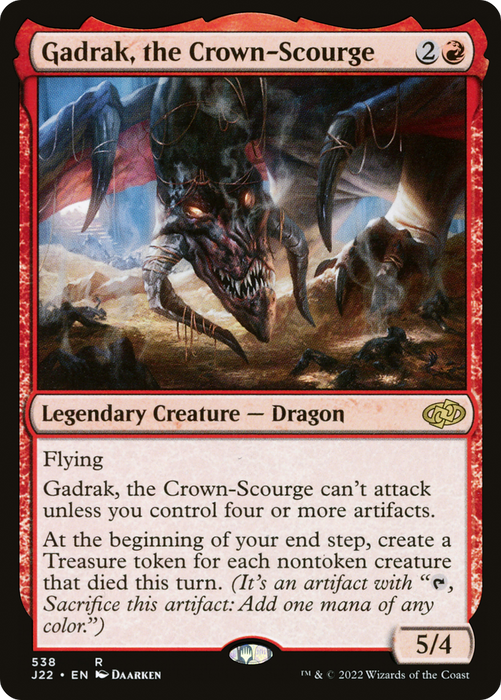Gadrak, the Crown-Scourge (J22-538) - rare