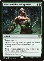 Return of the Wildspeaker (ZNC-079) - rare