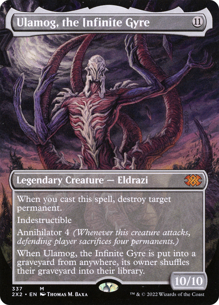 Ulamog, the Infinite Gyre (2X2-337) - mythic (Borderless) - Foil