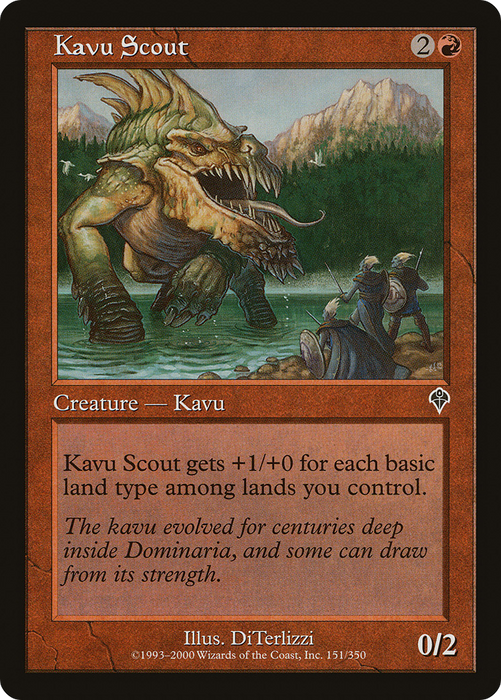 Kavu Scout (INV-151) - common - Foil