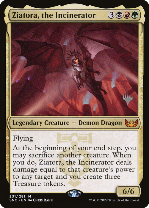 Ziatora, the Incinerator (PPSNC-231P) - mythic