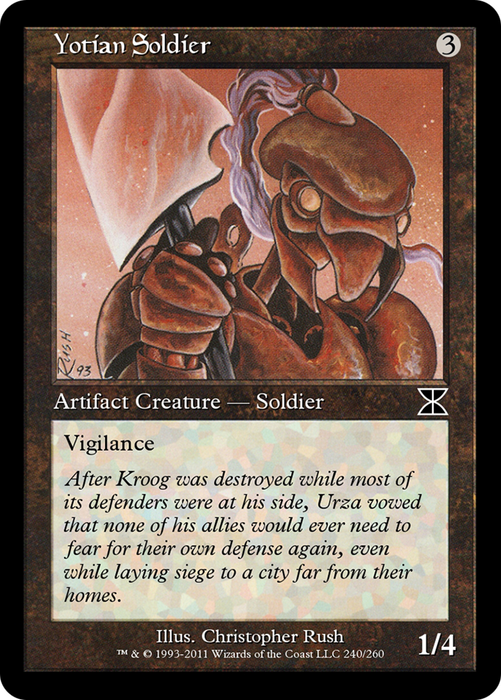 Yotian Soldier (ME4-240) - common - Foil