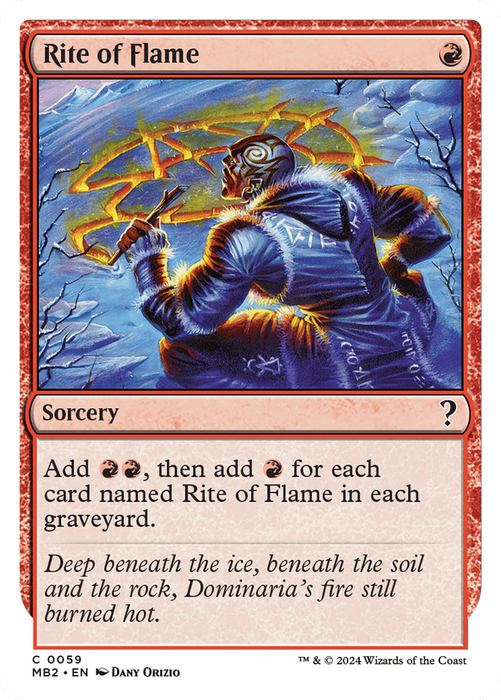 Rite of Flame (MB2-059) - common