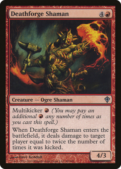 Deathforge Shaman (WWK-080) - uncommon