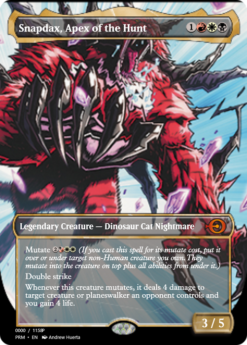 Snapdax, Apex of the Hunt (PRM-80989) - mythic
