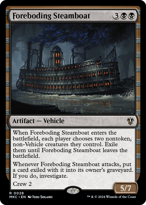 Foreboding Steamboat (MKC-028) - rare