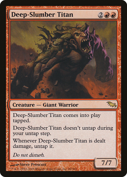 Deep-Slumber Titan (SHM-089) - rare - Foil