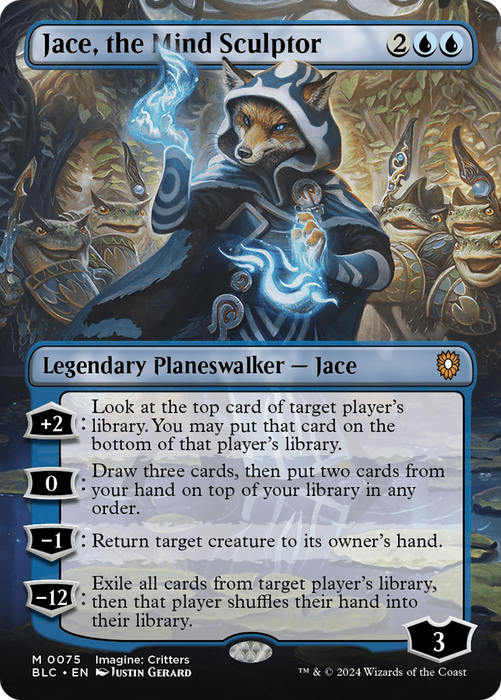 Jace, the Mind Sculptor (BLC-075) - mythic (Borderless)