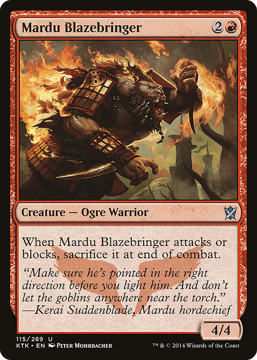 Mardu Blazebringer (KTK-115) - uncommon - Foil