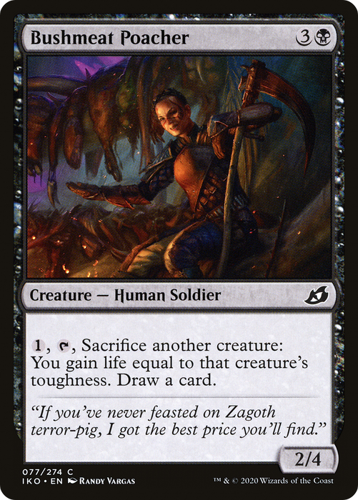 Bushmeat Poacher (IKO-077) - common