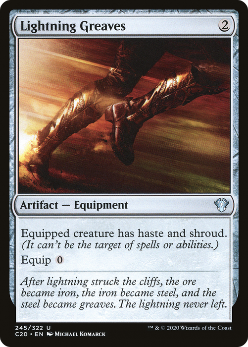 Lightning Greaves (C20-245) - uncommon