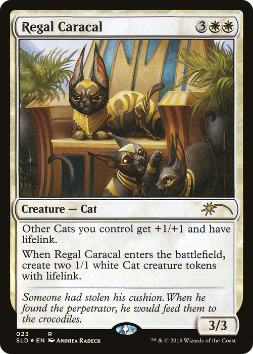 Regal Caracal (SLD-023) - rare - Foil