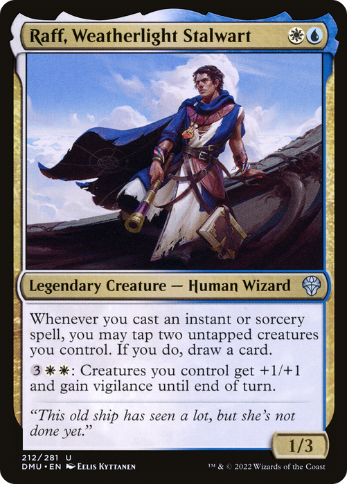 Raff, Weatherlight Stalwart (DMU-212) - uncommon - Foil