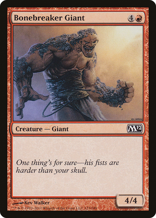 Bonebreaker Giant (M12-123) - common - Foil