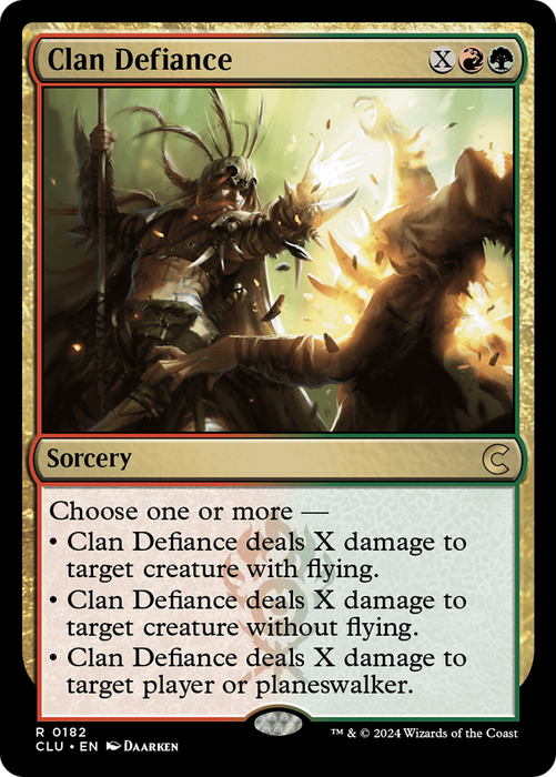 Clan Defiance (CLU-182) - rare