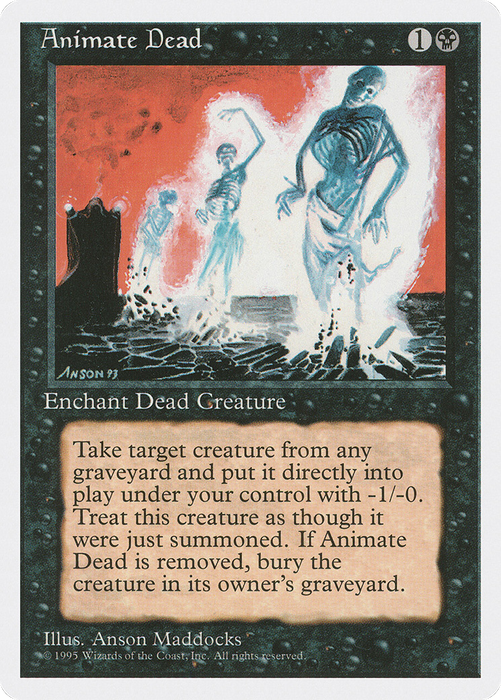 Animate Dead (4ED-118) - uncommon