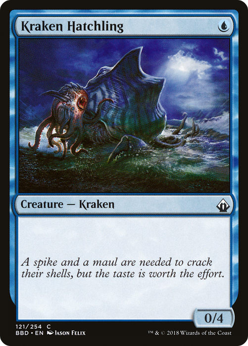 Kraken Hatchling (BBD-121) - common - Foil