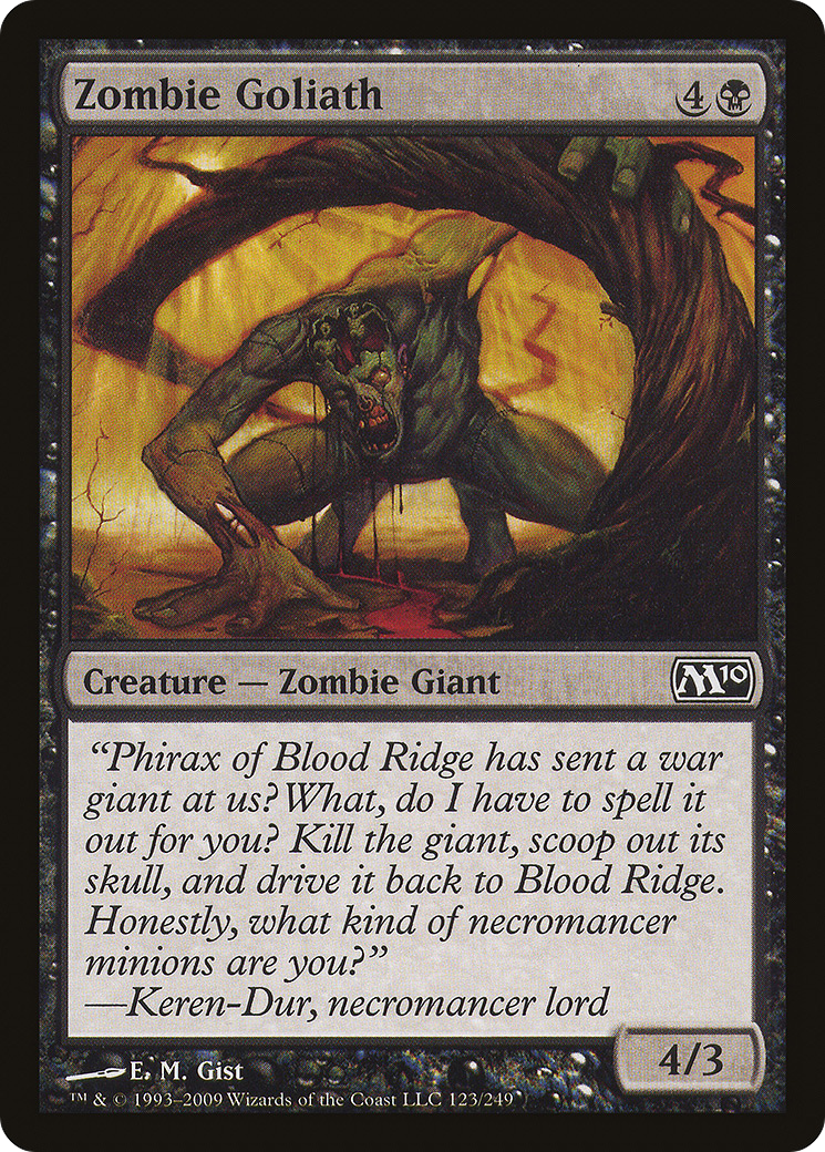 Zombie Goliath (M10-123) - common - Foil