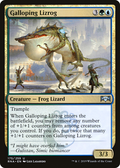 Galloping Lizrog (RNA-175) - uncommon