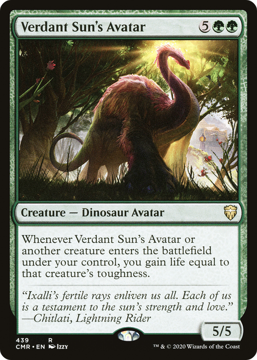 Verdant Sun's Avatar (CMR-439) - rare