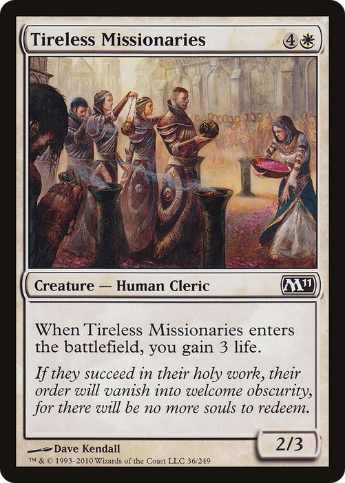 Tireless Missionaries (M11-036) - common - Foil