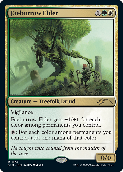 Faeburrow Elder (SLD-1173) - rare: (Full Art)