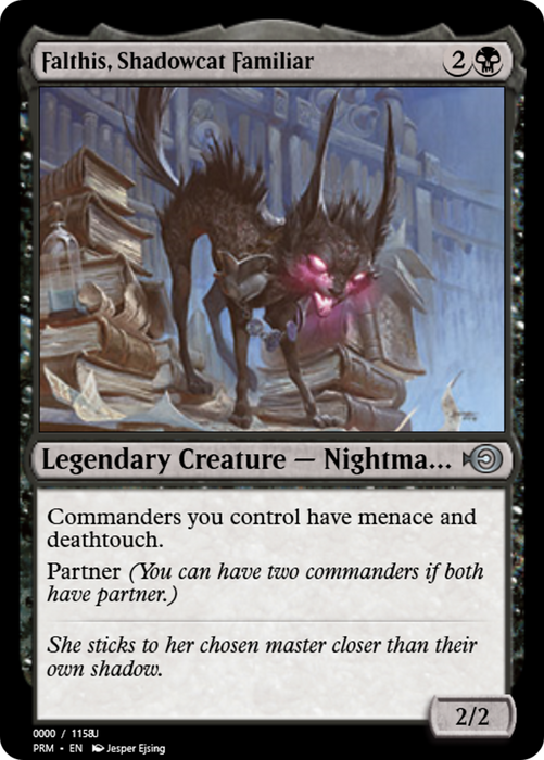 Falthis, Shadowcat Familiar (PRM-86250) - uncommon - Foil