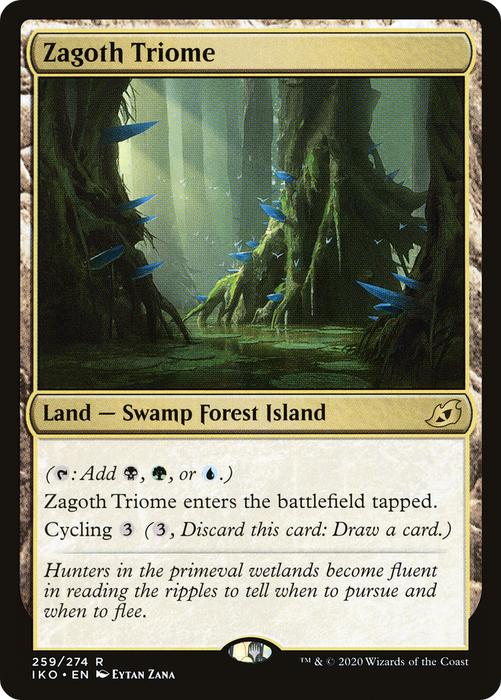 Zagoth Triome (IKO-259) - rare - Foil