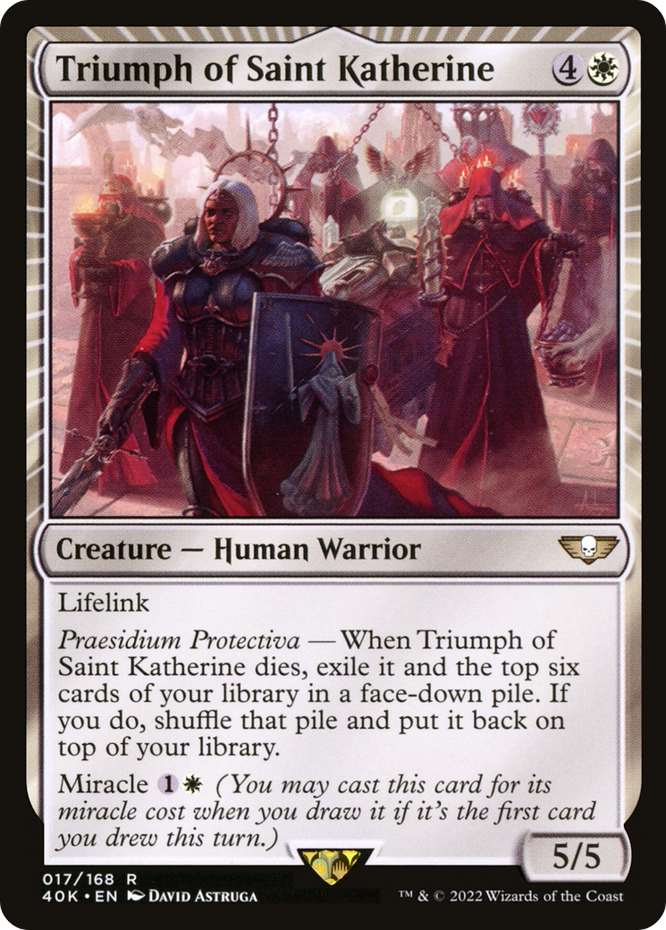 Triumph of Saint Katherine (40K-017) - rare: (miracle)