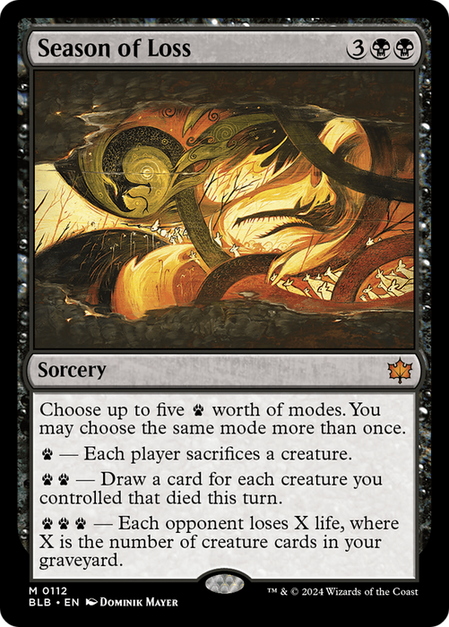Season of Loss (BLB-112) - mythic - Foil