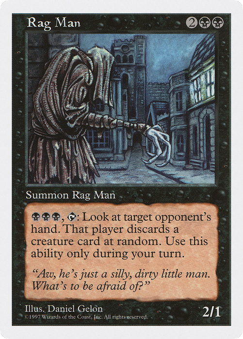 Rag Man (5ED-190) - rare