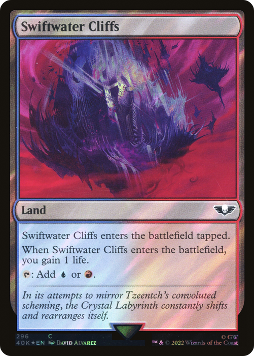 Swiftwater Cliffs (40K-296★) - common - Foil