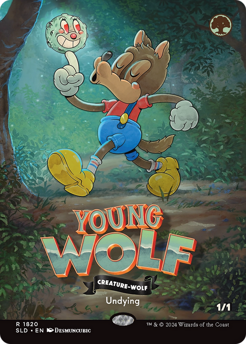 Young Wolf (SLD-1820) - rare