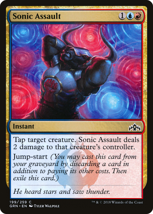 Sonic Assault (GRN-199) - common - Foil