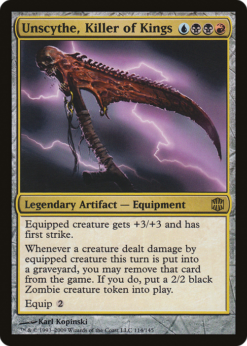 Unscythe, Killer of Kings (ARB-114) - rare - Foil