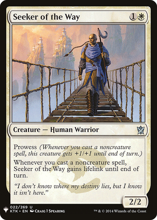 Seeker of the Way (LIST-KTK-22) - uncommon