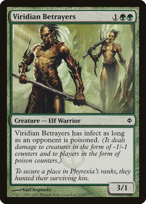 Viridian Betrayers (NPH-124) - common - Foil