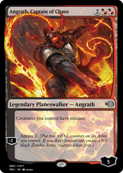 Angrath, Captain of Chaos (PRM-72237) - uncommon