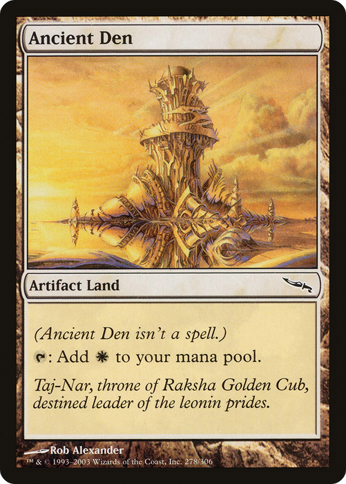 Ancient Den (MRD-278) - common - Foil