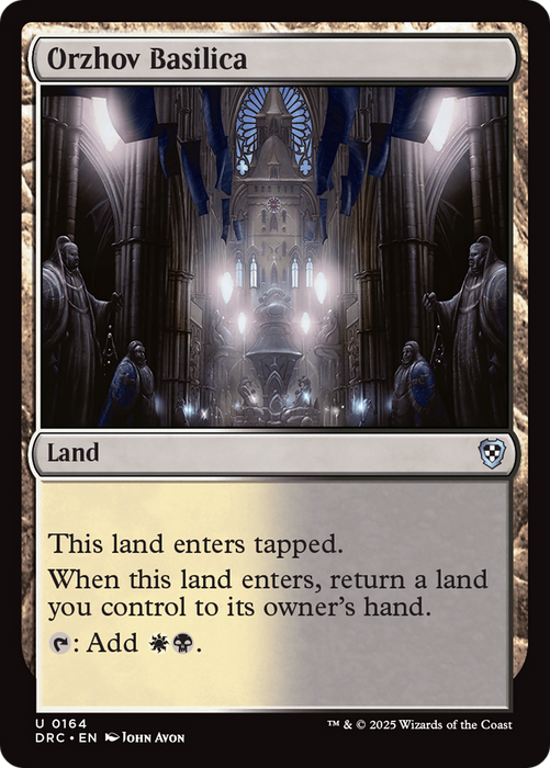 Orzhov Basilica (DRC-164) - uncommon - Foil