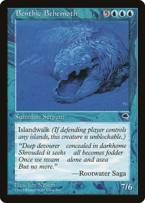Benthic Behemoth (TMP-054) - rare