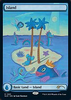 Island (SLD-1383) - rare: (Full Art) - Foil
