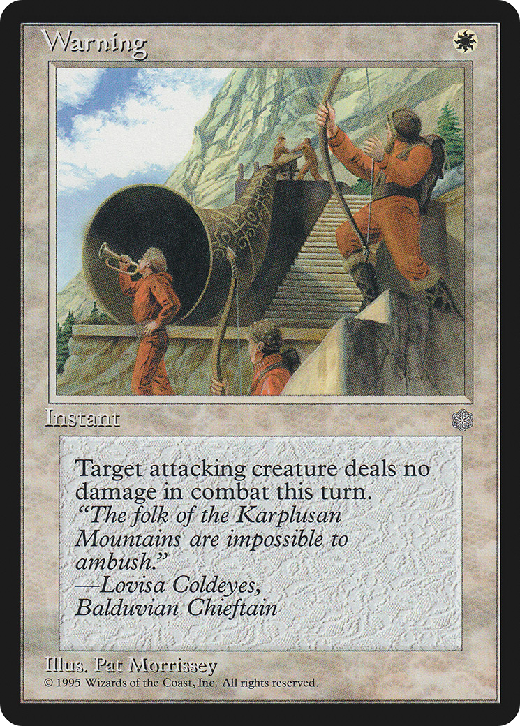 Warning (ICE-055) - common