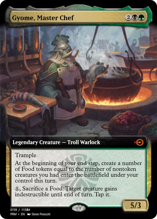 Gyome, Master Chef (PRM-90290) - mythic - Foil